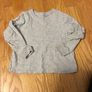 Carter’s grey long sleeve shirt, 2T/3T